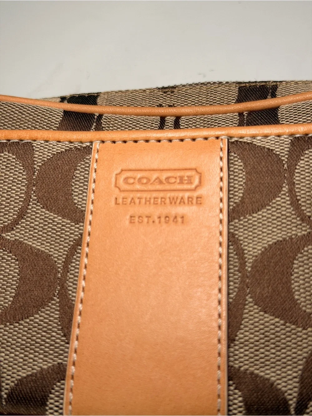 COACH Signature Canvas Belt Bag